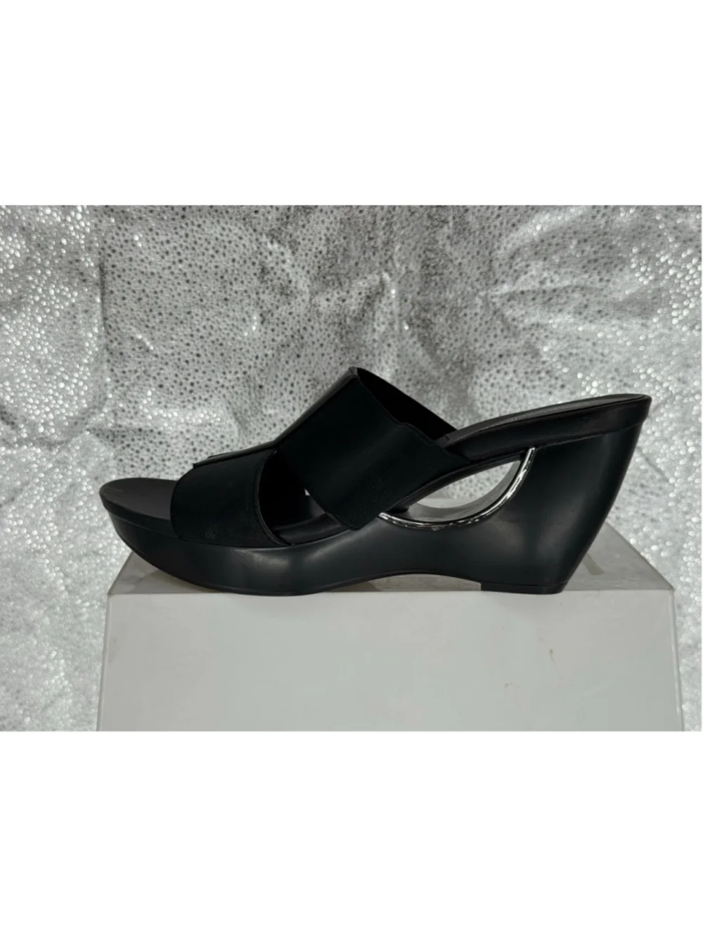 Women's Cloudwalkers Black Wedge Sandals